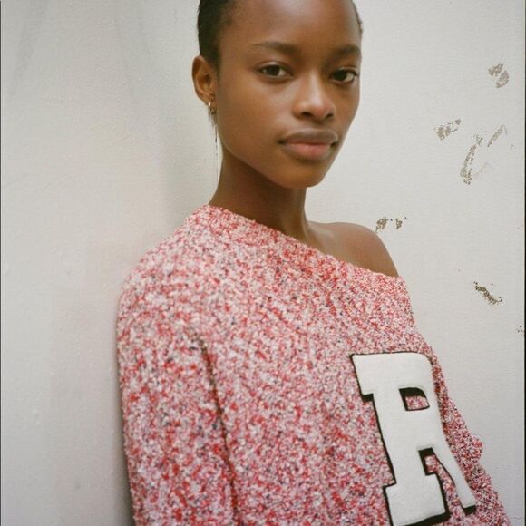 rag & bone Sweaters - Rag & Bone Halstead Crew Varsity Sweater